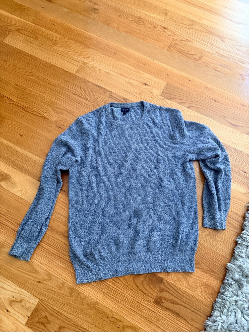 J. Crew Men's Crewneck Sweater in Heather Gray